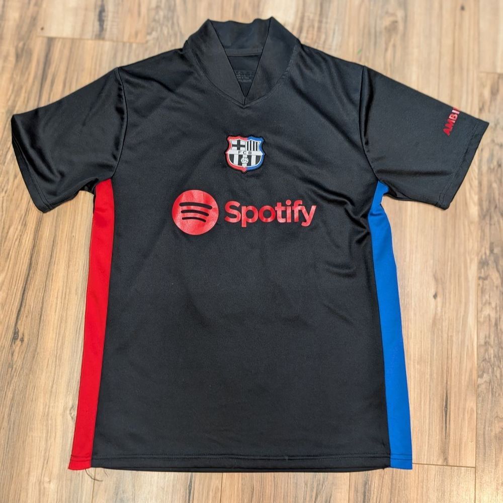 FC Barcelona Lamine Yamal 19 Away Jersey, Black, Large